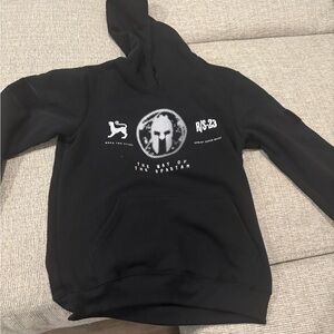 Black Graphic Hoodie